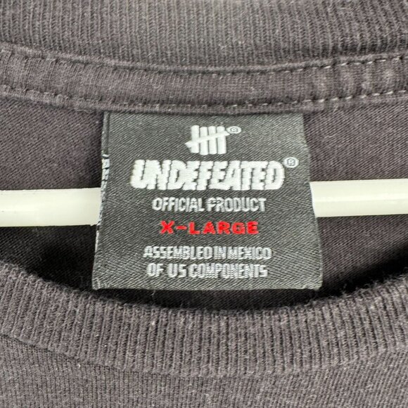 UNDFTD Undefeated 5 Thunder and Reign T-Shirt Men's Size XL Black‎ - Picture 7 of 10